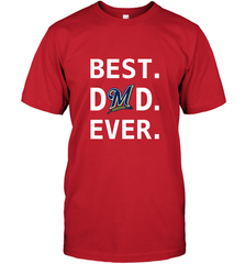 Best Milwaukee Brewers Dad Ever Baseball MLB Fathers Day Men's T-Shirt Men's T-Shirt - amzapparel