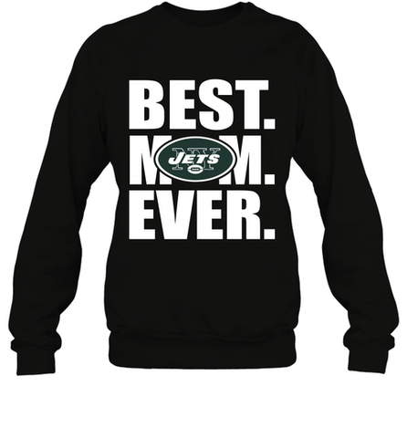 Best New York Jets Mom Ever NFL Team Mother's Day Gift Crewneck Sweatshirt Crewneck Sweatshirt / Black / S Crewneck Sweatshirt - amzapparel