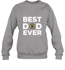 Best Boston Bruins Dad Ever Hockey NHL Fathers Day GIft For Daddy Crewneck Sweatshirt Crewneck Sweatshirt - amzapparel