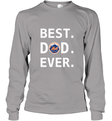 Best New York Mets Dad Ever Baseball MLB Fathers Day Long Sleeve T-Shirt Long Sleeve T-Shirt - amzapparel