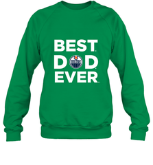Best Edmonton Oilers Dad Ever Hockey NHL Fathers Day GIft For Daddy Crewneck Sweatshirt Crewneck Sweatshirt - amzapparel