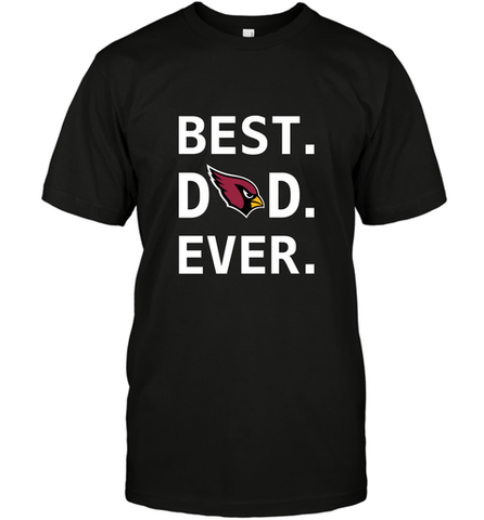 Best Arizona Cardinals Dad Best Dad Ever NFL Football Fathers Day Men's T-Shirt Men's T-Shirt / Black / S Men's T-Shirt - amzapparel