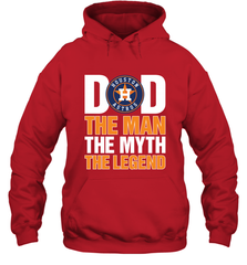 Houston Astros Dad The Man The Myth The Legend Father's Day MLB Hooded Sweatshirt Hooded Sweatshirt - amzapparel