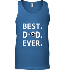 Best Los Angeles Rams Dad Best Dad Ever NFL Football Fathers Day Men's Tank Top Men's Tank Top - amzapparel