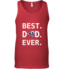 Best Los Angeles Rams Dad Best Dad Ever NFL Football Fathers Day Men's Tank Top Men's Tank Top - amzapparel