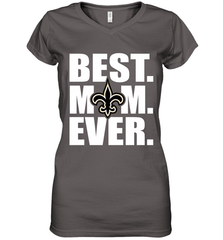 Best New Orleans Saints Mom Ever NFL Team Mother's Day Gift Women's V-Neck T-Shirt Women's V-Neck T-Shirt - amzapparel
