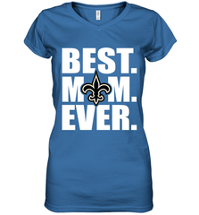 Best New Orleans Saints Mom Ever NFL Team Mother's Day Gift Women's V-Neck T-Shirt Women's V-Neck T-Shirt - amzapparel