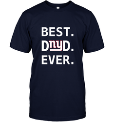 Best New York Giants Dad Best Dad Ever NFL Football Fathers Day Men's T-Shirt