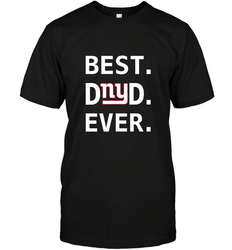 Best New York Giants Dad Best Dad Ever NFL Football Fathers Day Men's T-Shirt