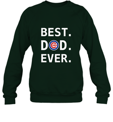 Best Chicago Cubs Dad Ever Baseball MLB Fathers Day Crewneck Sweatshirt Crewneck Sweatshirt - amzapparel