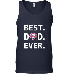 Best Philadelphia Phillies Dad Ever Baseball MLB Fathers Day Men's Tank Top