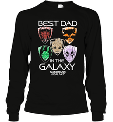 Marvel Guardians Of The Galaxy Best Dad In The Galaxy Father's Day Gifts Long Sleeve T-Shirt