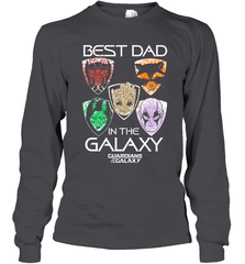 Marvel Guardians Of The Galaxy Best Dad In The Galaxy Father's Day Gifts Long Sleeve T-Shirt Long Sleeve T-Shirt - amzapparel