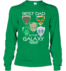 Marvel Guardians Of The Galaxy Best Dad In The Galaxy Father's Day Gifts Long Sleeve T-Shirt Long Sleeve T-Shirt - amzapparel