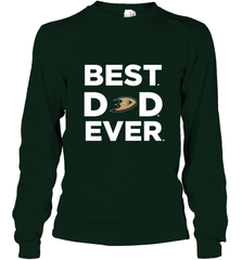 Best Anaheim Ducks Dad Ever Hockey NHL Fathers Day GIft For Daddy Long Sleeve T-Shirt Long Sleeve T-Shirt - amzapparel