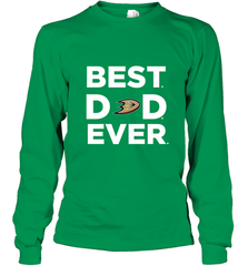 Best Anaheim Ducks Dad Ever Hockey NHL Fathers Day GIft For Daddy Long Sleeve T-Shirt Long Sleeve T-Shirt - amzapparel