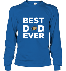 Best Anaheim Ducks Dad Ever Hockey NHL Fathers Day GIft For Daddy Long Sleeve T-Shirt Long Sleeve T-Shirt - amzapparel