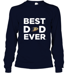 Best Anaheim Ducks Dad Ever Hockey NHL Fathers Day GIft For Daddy Long Sleeve T-Shirt Long Sleeve T-Shirt - amzapparel