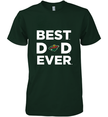 Best Minnesota Wild Dad Ever Hockey NHL Fathers Day GIft For Daddy Men's Premium T-Shirt Men's Premium T-Shirt - amzapparel