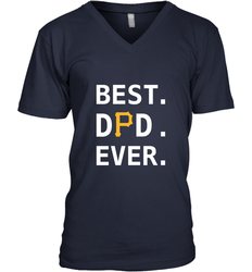 Best Pittsburgh Pirates Dad Ever Baseball MLB Fathers Day Men's V-Neck T-Shirt