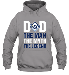 Tampa Bay Rays Dad The Man The Myth The Legend Father's Day MLB Hooded Sweatshirt Hooded Sweatshirt - amzapparel