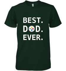 Best Pittsburgh Steelers Dad Best Dad Ever NFL Football Fathers Day Men's Premium T-Shirt Men's Premium T-Shirt - amzapparel