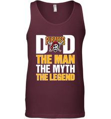 Pittsburgh Pirates Dad The Man The Myth The Legend Father's Day MLB Men's Tank Top Men's Tank Top - amzapparel
