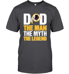 Washington Redskins Dad The Man The Myth The Legend NFL Father's Day Men's T-Shirt Men's T-Shirt - amzapparel