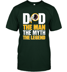 Washington Redskins Dad The Man The Myth The Legend NFL Father's Day Men's T-Shirt Men's T-Shirt - amzapparel