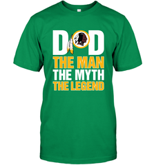 Washington Redskins Dad The Man The Myth The Legend NFL Father's Day Men's T-Shirt Men's T-Shirt - amzapparel
