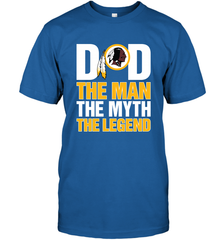 Washington Redskins Dad The Man The Myth The Legend NFL Father's Day Men's T-Shirt Men's T-Shirt - amzapparel