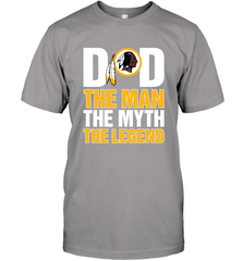 Washington Redskins Dad The Man The Myth The Legend NFL Father's Day Men's T-Shirt Men's T-Shirt - amzapparel