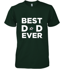 Best Dallas Stars Dad Ever Hockey NHL Fathers Day GIft For Daddy Men's Premium T-Shirt Men's Premium T-Shirt - amzapparel