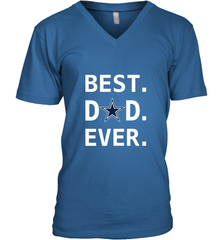 Best Dallas Cowboys Dad Best Dad Ever NFL Football Fathers Day Men's V-Neck T-Shirt Men's V-Neck T-Shirt - amzapparel