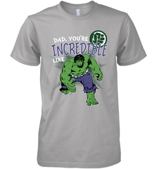 Marvel Hulk Incredible Dad Father's Day Gifts Men's Premium T-Shirt Men's Premium T-Shirt - amzapparel