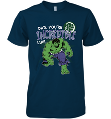Marvel Hulk Incredible Dad Father's Day Gifts Men's Premium T-Shirt Men's Premium T-Shirt - amzapparel