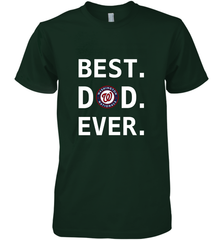 Best Washington Nationals Dad Ever Baseball MLB Fathers Day Men's Premium T-Shirt Men's Premium T-Shirt - amzapparel