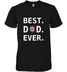 Best Washington Nationals Dad Ever Baseball MLB Fathers Day Men's Premium T-Shirt Men's Premium T-Shirt - amzapparel