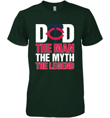Minnesota Twins Dad The Man The Myth The Legend Father's Day MLB Men's Premium T-Shirt Men's Premium T-Shirt - amzapparel