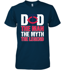 Minnesota Twins Dad The Man The Myth The Legend Father's Day MLB Men's Premium T-Shirt Men's Premium T-Shirt - amzapparel