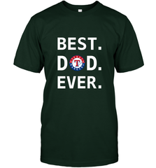 Best Texas Rangers Dad Ever Baseball MLB Fathers Day Men's T-Shirt Men's T-Shirt - amzapparel