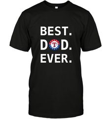 Best Texas Rangers Dad Ever Baseball MLB Fathers Day Men's T-Shirt Men's T-Shirt - amzapparel