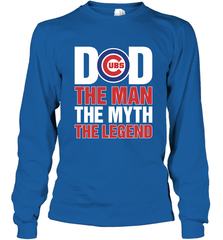 Chicago Cubs Dad The Man The Myth The Legend Father's Day MLB Long Sleeve T-Shirt Long Sleeve T-Shirt - amzapparel
