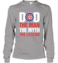 Chicago Cubs Dad The Man The Myth The Legend Father's Day MLB Long Sleeve T-Shirt Long Sleeve T-Shirt - amzapparel