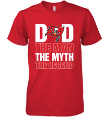Tampa Bay Buccaneers Dad The Man The Myth The Legend NFL Father's Day Men's Premium T-Shirt Men's Premium T-Shirt - amzapparel