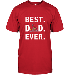 Best St Louis Cardinals Dad Ever Baseball MLB Fathers Day Men's T-Shirt Men's T-Shirt - amzapparel