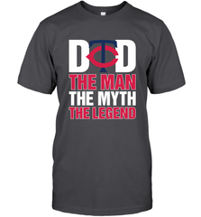 Minnesota Twins Dad The Man The Myth The Legend Father's Day MLB Men's T-Shirt Men's T-Shirt - amzapparel