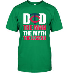 Minnesota Twins Dad The Man The Myth The Legend Father's Day MLB Men's T-Shirt Men's T-Shirt - amzapparel