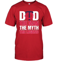 Minnesota Twins Dad The Man The Myth The Legend Father's Day MLB Men's T-Shirt Men's T-Shirt - amzapparel