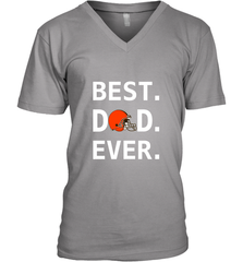 Best Cleveland Browns Dad Best Dad Ever NFL Football Fathers Day Men's V-Neck T-Shirt Men's V-Neck T-Shirt - amzapparel